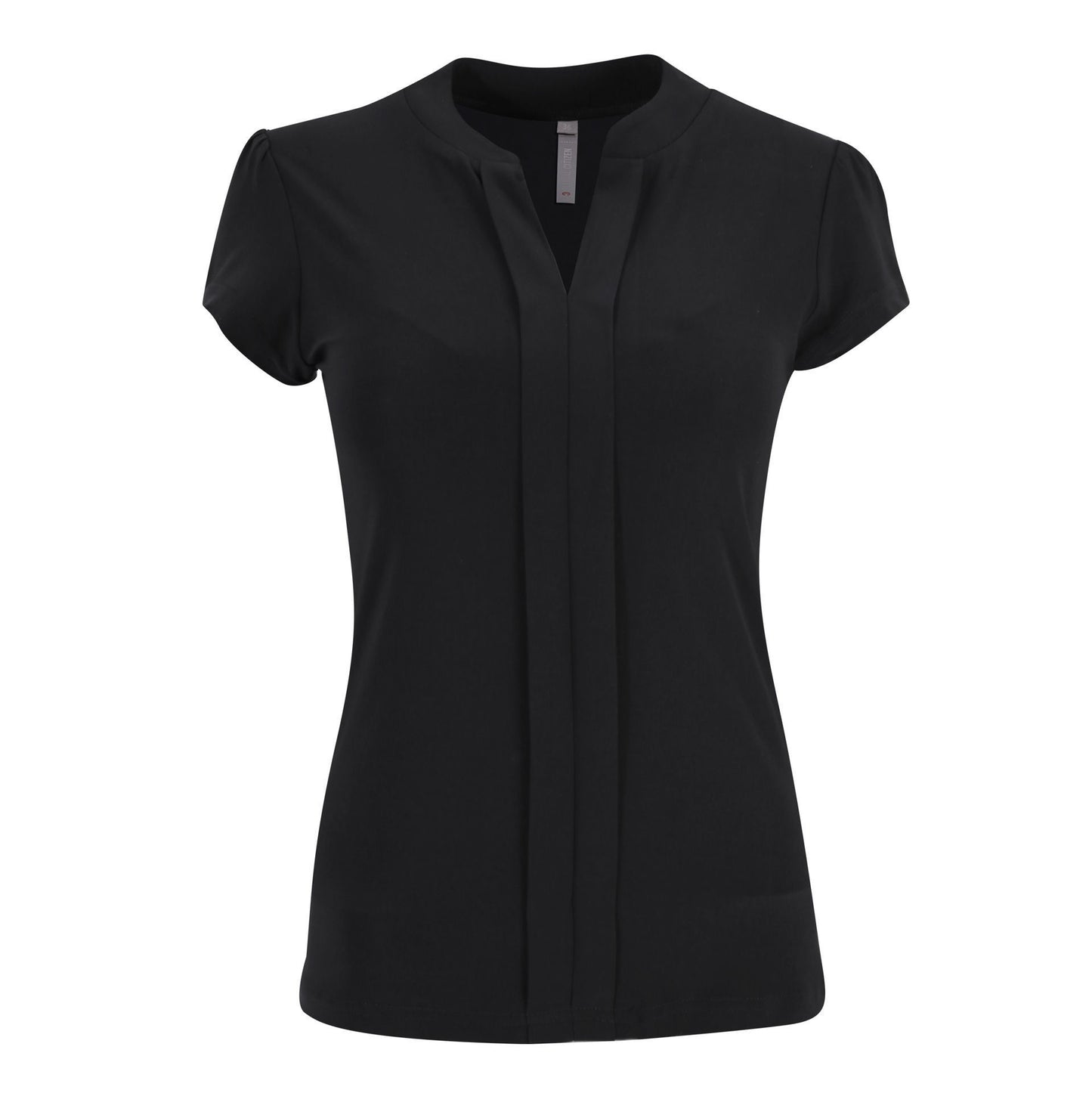 Emma Blouse - Short Sleeve - Black - End of Range