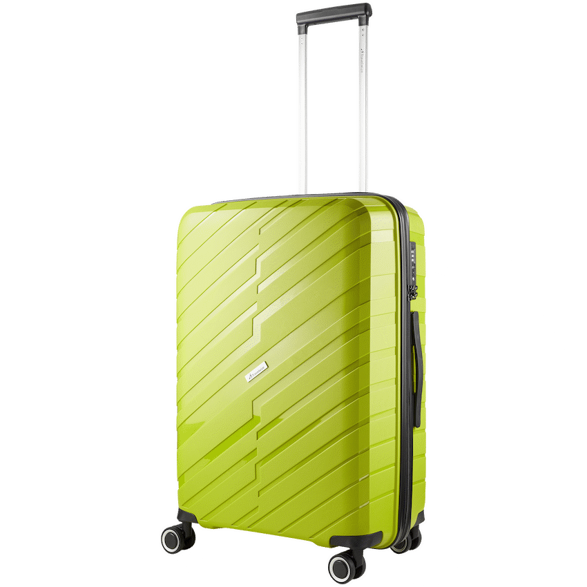 Travelwize Java PP 4-Wheel Spinner 65cm Luggage - Lime
