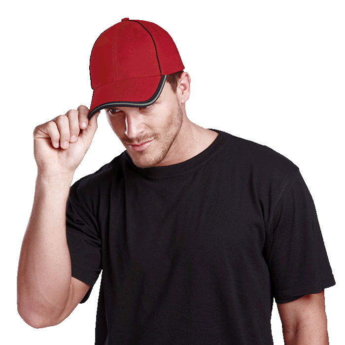 6 Panel Reflective Edge Cap