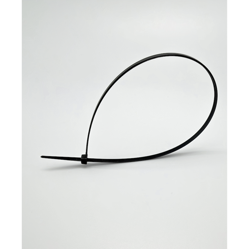 Ellies Cable Tie 4.8mm X 400 50mm - 50 PACK SIZE - BK