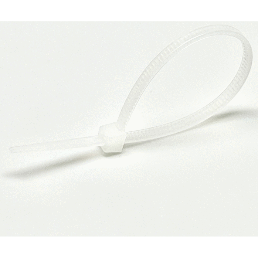 Ellies Cable Tie 2.5mm X 100mm - 50 PACK SIZE - WT