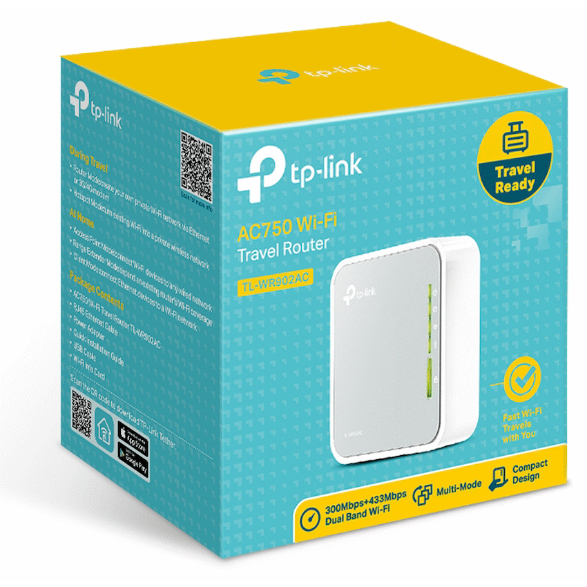 TP-Link TL-WR902AC AC750 Wi-Fi Travel Router