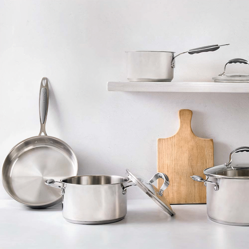 Legend Classic Chef 7 Piece Stainless Steel Cookware Set
