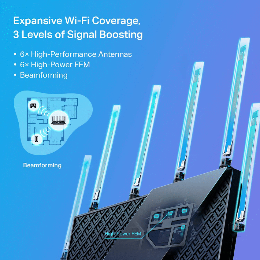 TP-Link Archer AX73 AX5400 Dual-Band Wi-Fi 6 Router