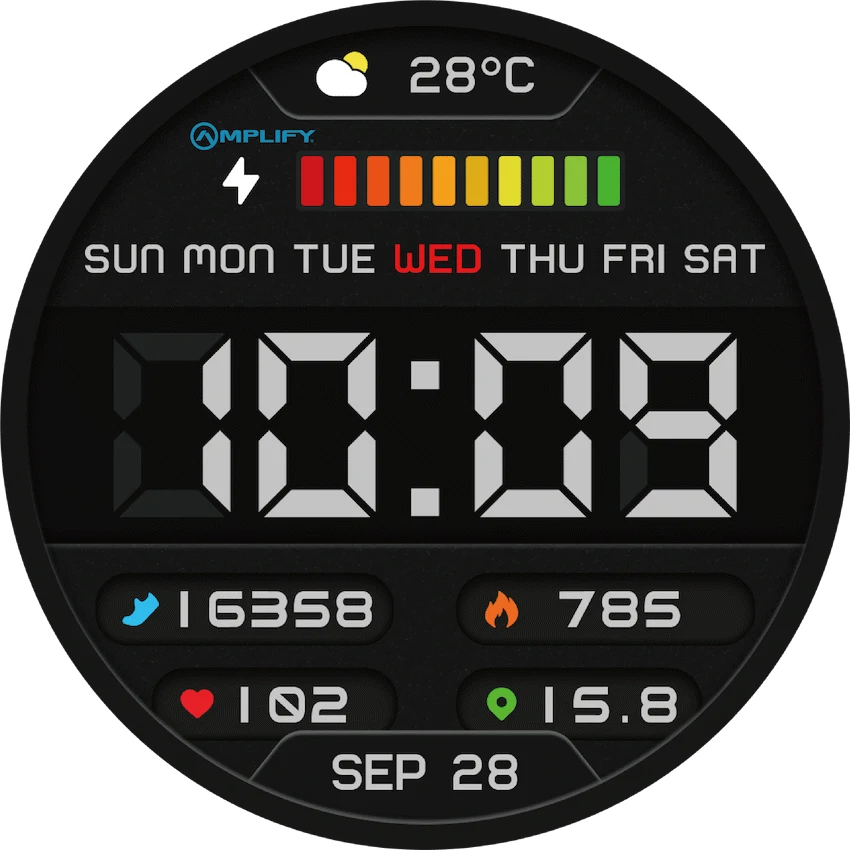 Amplify Compete Series Smart Watch - Gold