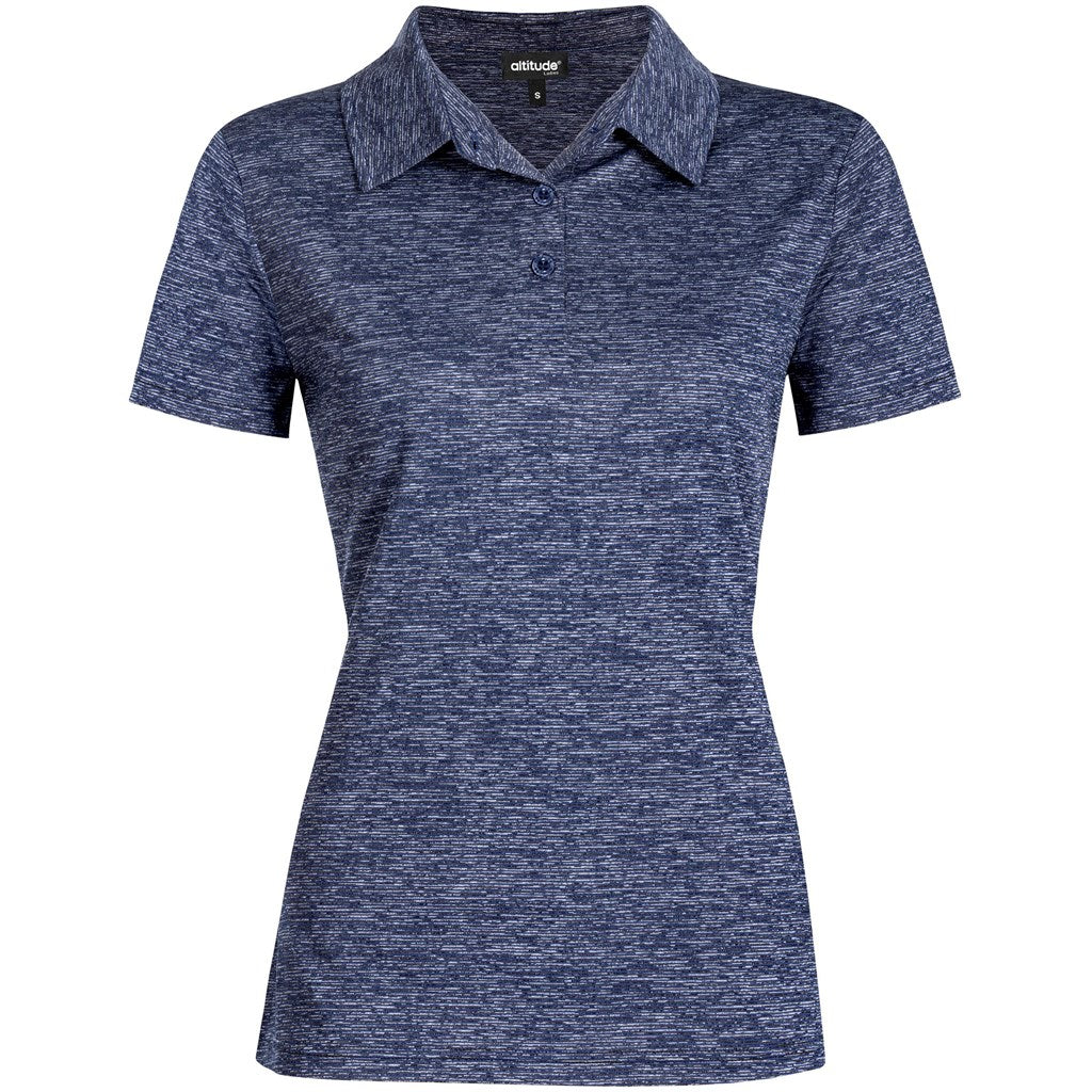 Ladies Echo Golf Shirt - ROYAL BLUE