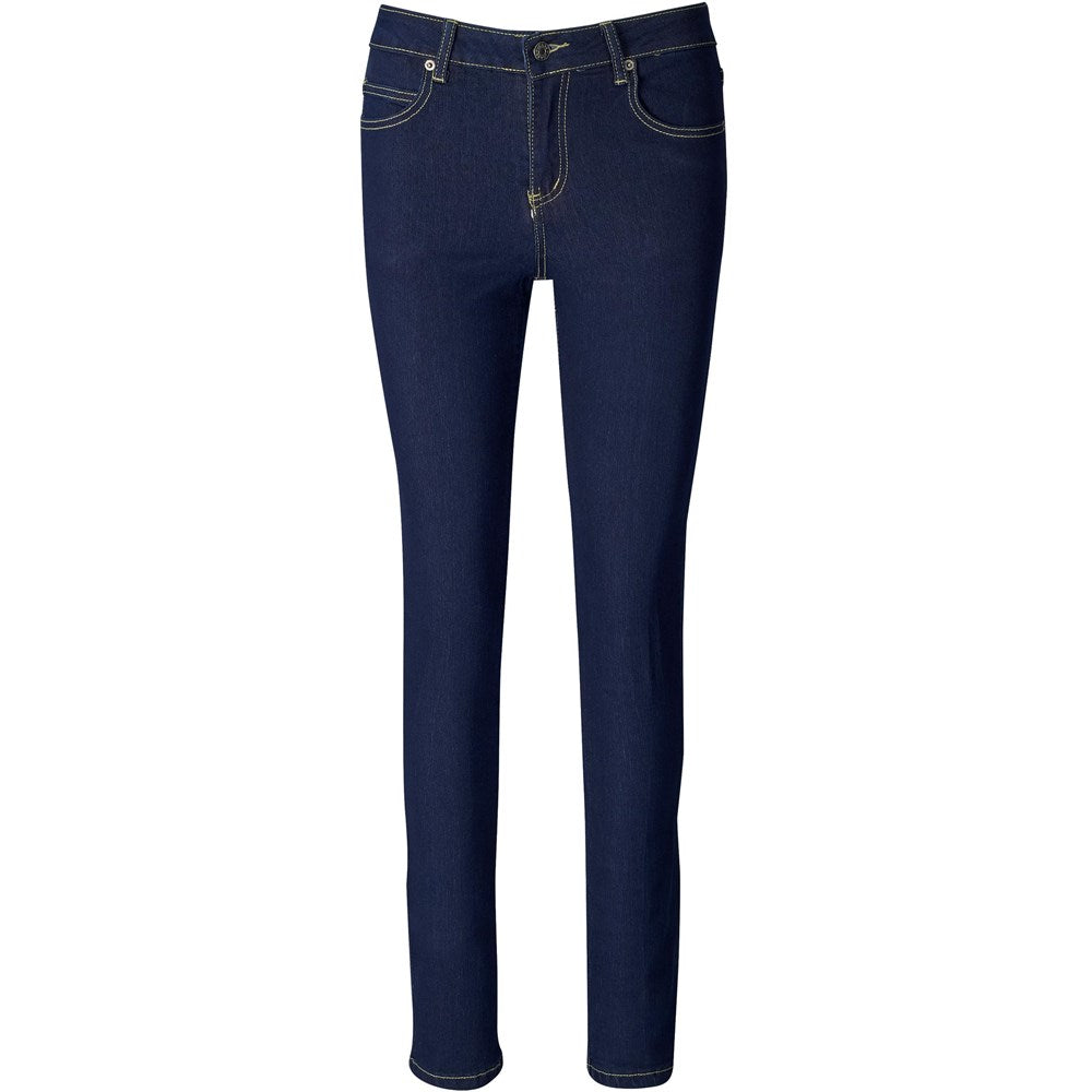 Ladies Fashion Denim Jeans - DARK BLUE