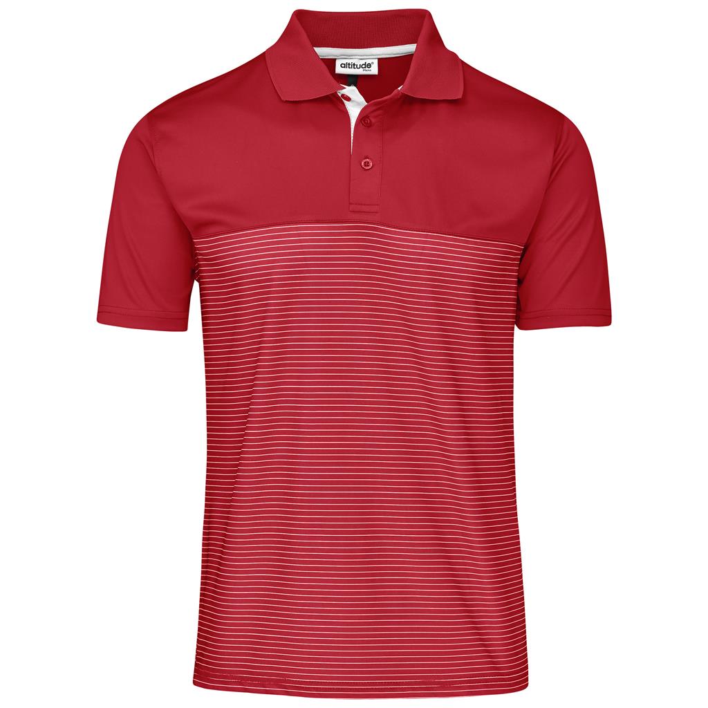 Mens Maestro Golf Shirt - RED