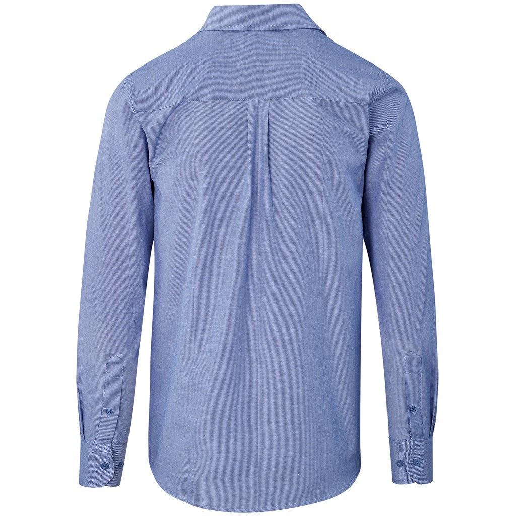 Mens Long Sleeve Northampton Shirt - Royal Blue