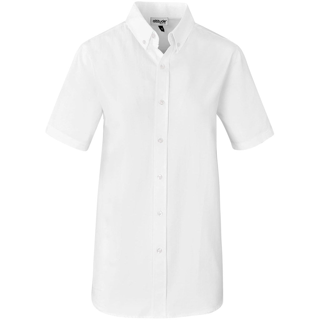 Mens Short Sleeve Nottingham Shirt - WHITE