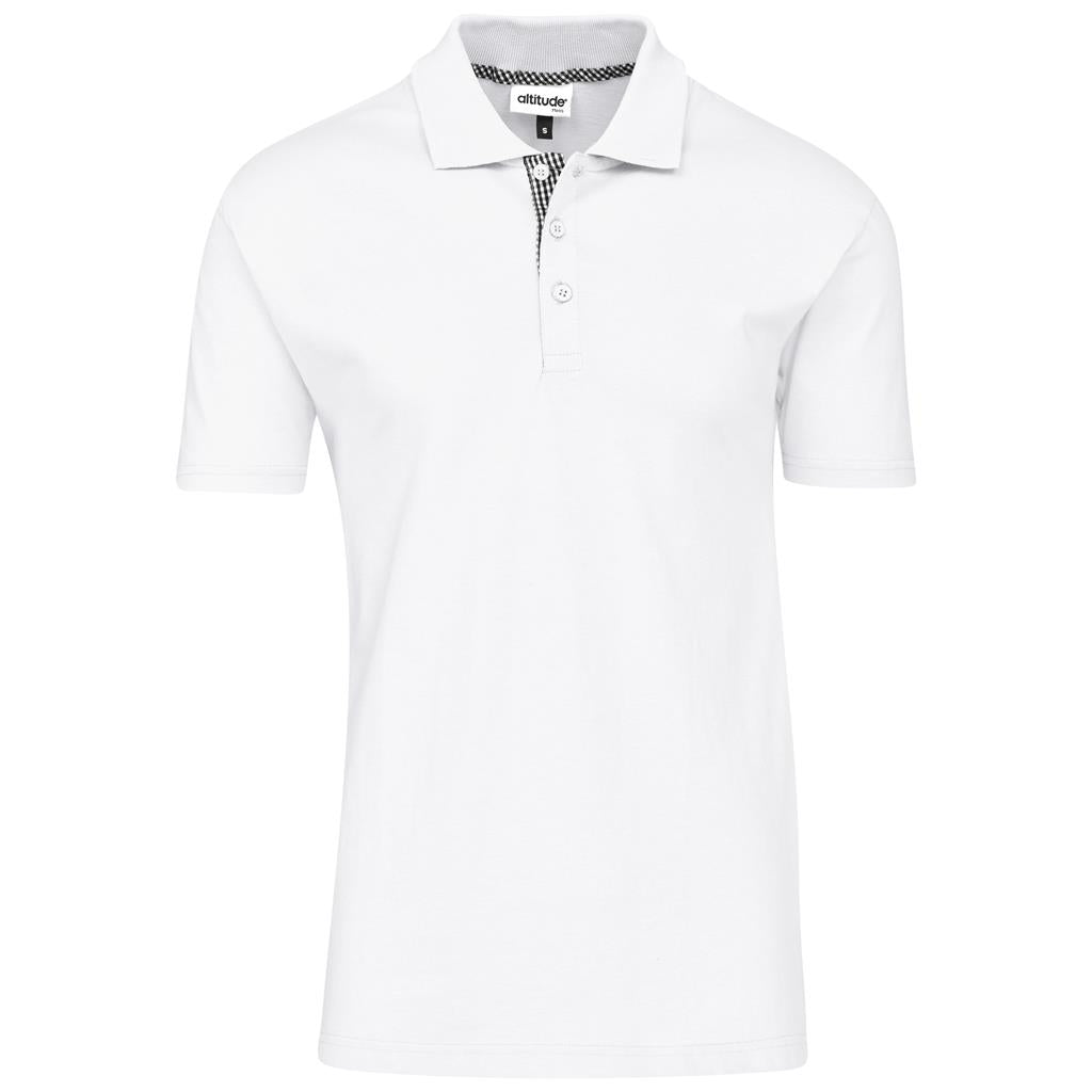 Mens New York Golf Shirt - WHITE