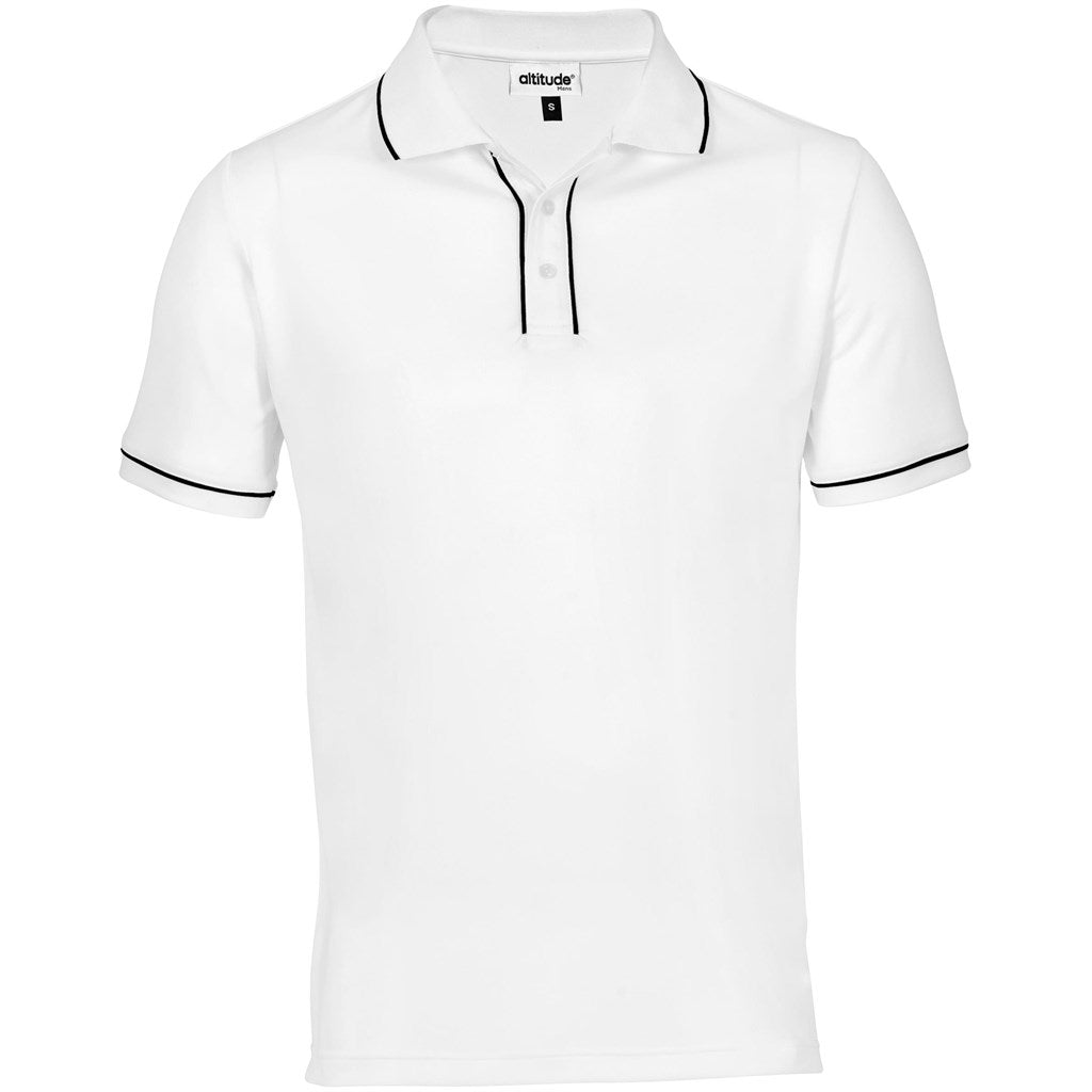 Mens Osaka Golf Shirt - WHITE