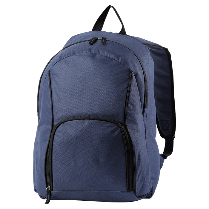 Puffed Front Pocket Backpack - Navy