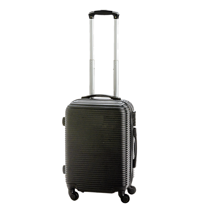 Hard Shell Luggage Trolley - Black