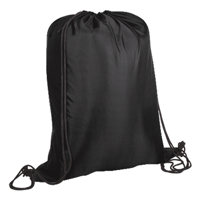 Lightweight Drawstring Bag 210D - Black