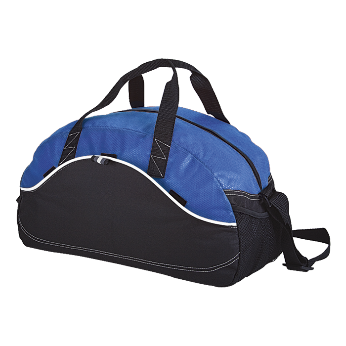 Dual Material Duffel Bag 600D Non-Woven - Blue