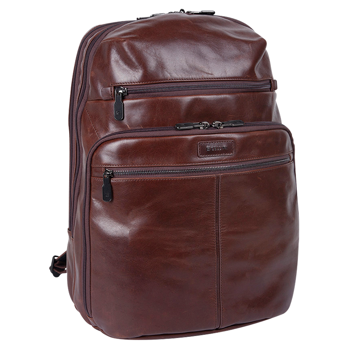 Cellini Infinity Multi-Pocket Backpack With Scanstop - Brown