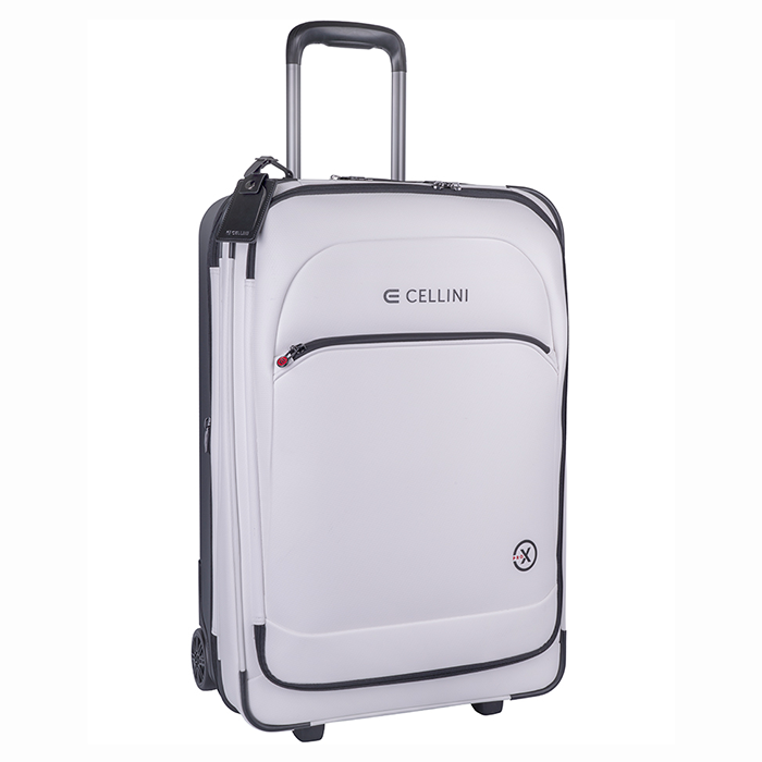 Cellini Pro X Medium 4 Wheel Trolley Case - White