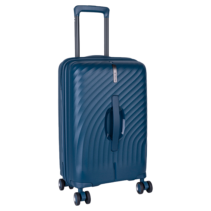 Cellini Xpedition Carry On Trolley Trunk Case - Navy