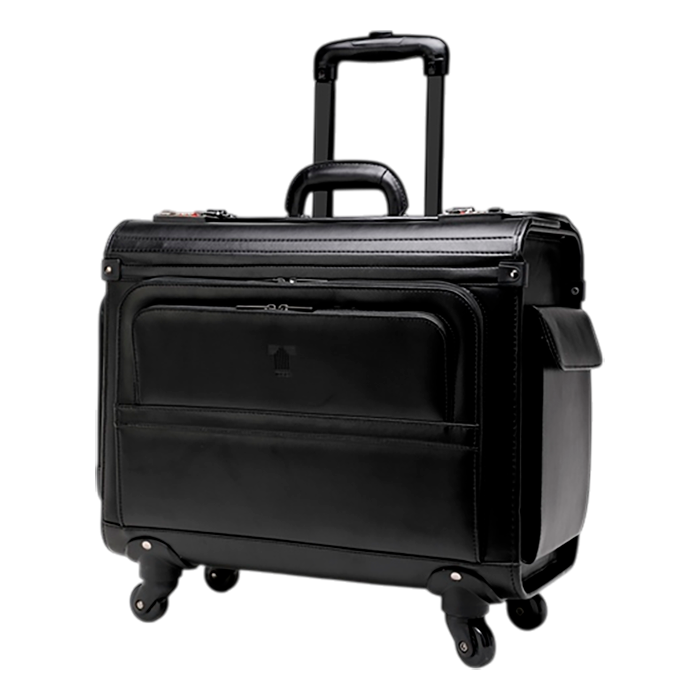 Pilot Case With 4 Wheels New Line - Black