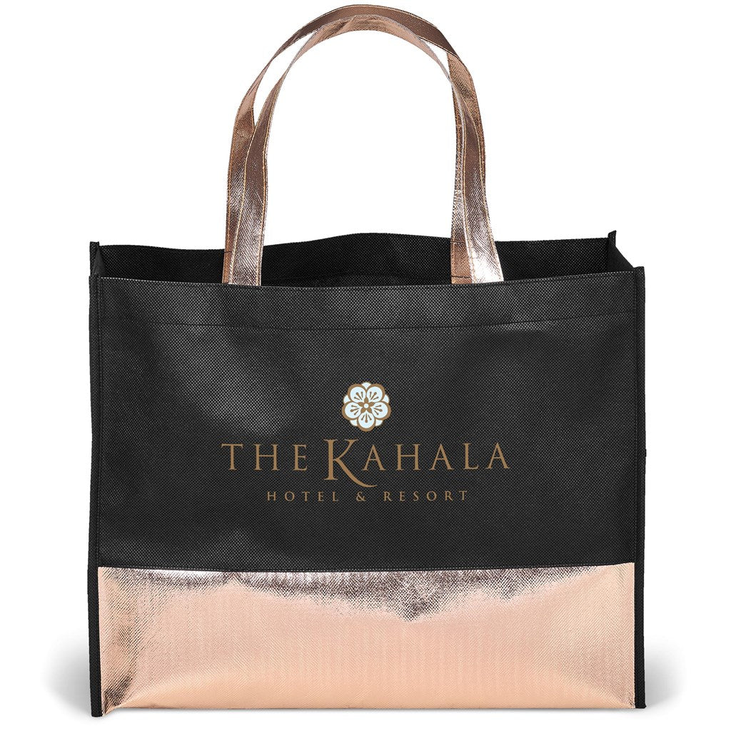 Burlesque Non-Woven Shopper - ROSE GOLD
