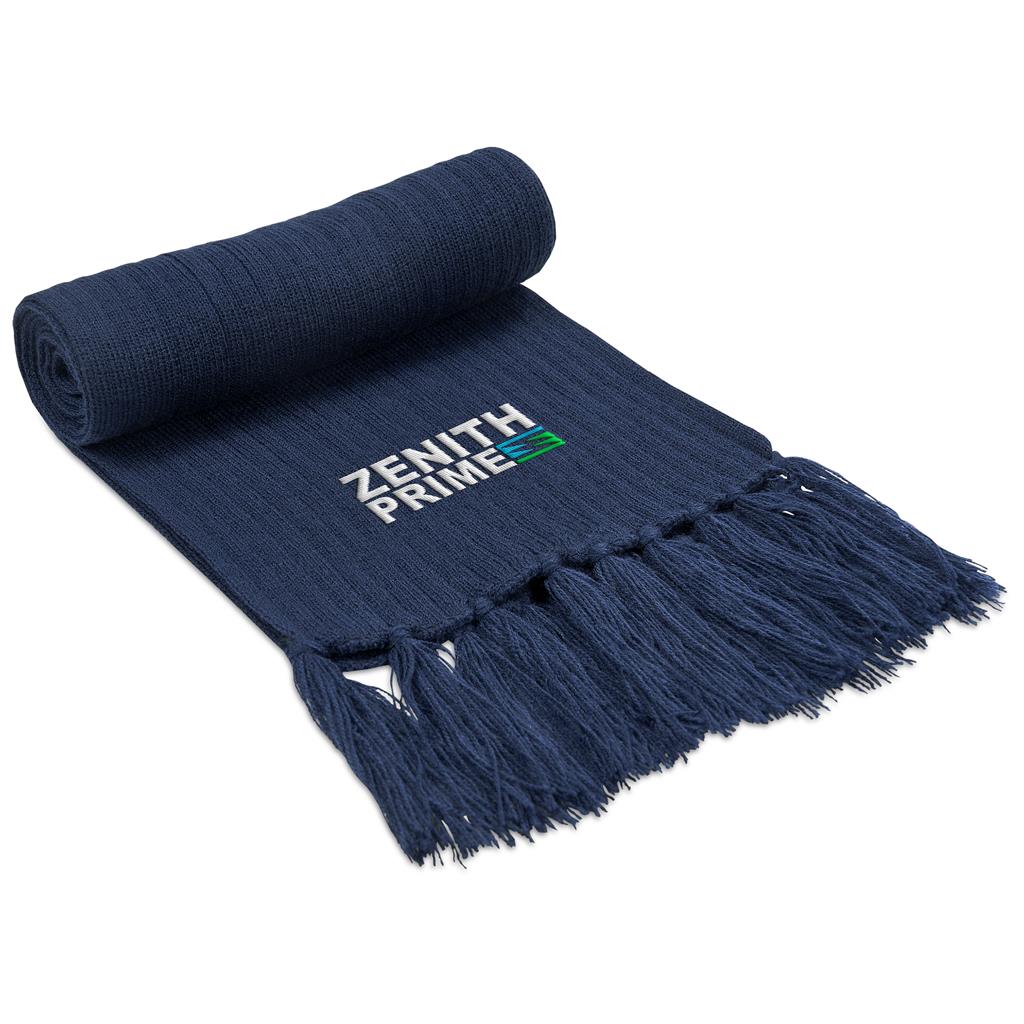 Nebraska Acrylic Scarf - NAVY