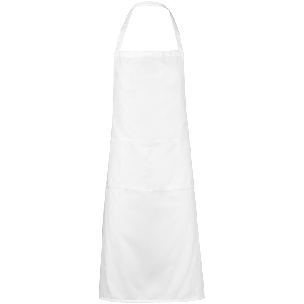 US Basic Unisex Slater Apron - SOLID WHITE