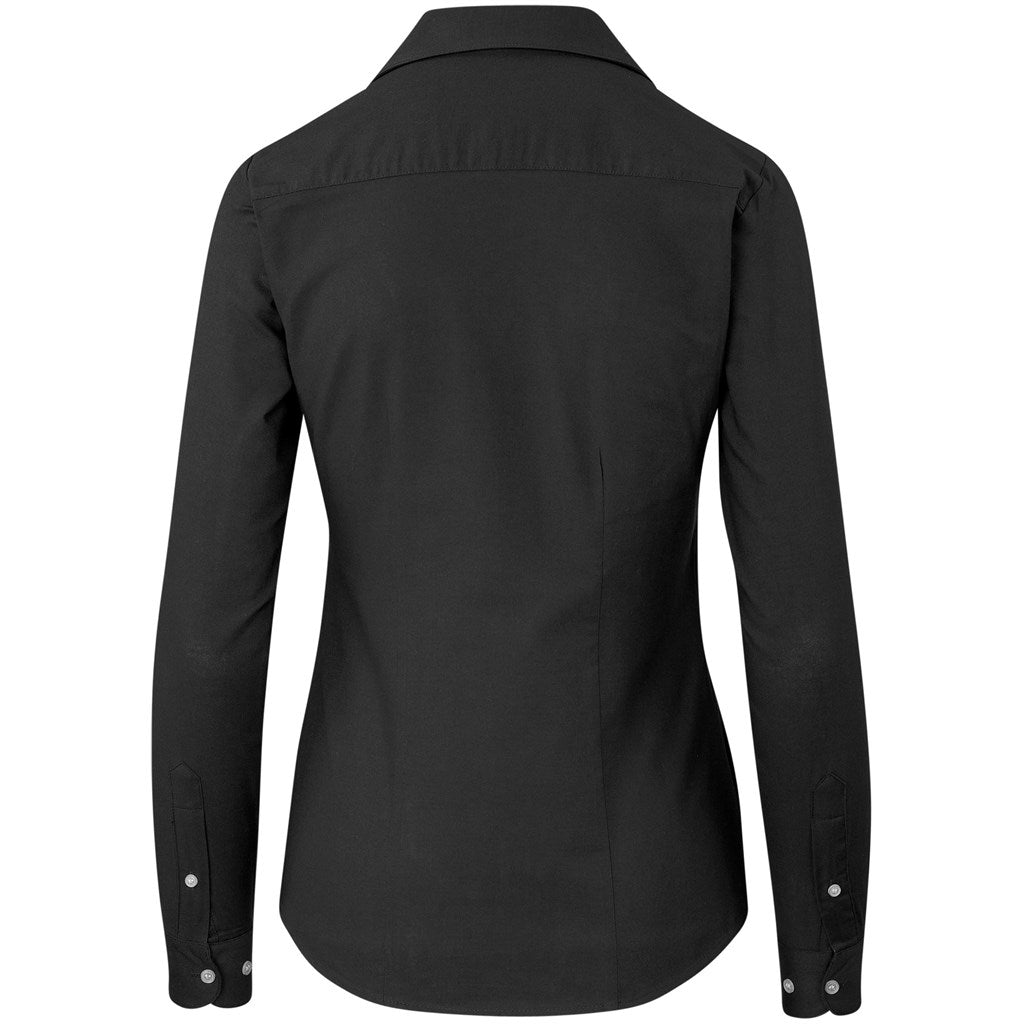 Ladies Long Sleeve Aspen Shirt - Black