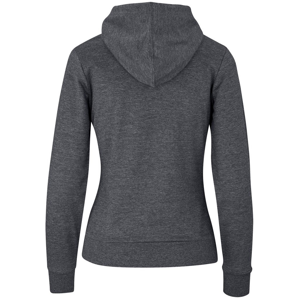Ladies Omega Hooded Sweater - Charcoal