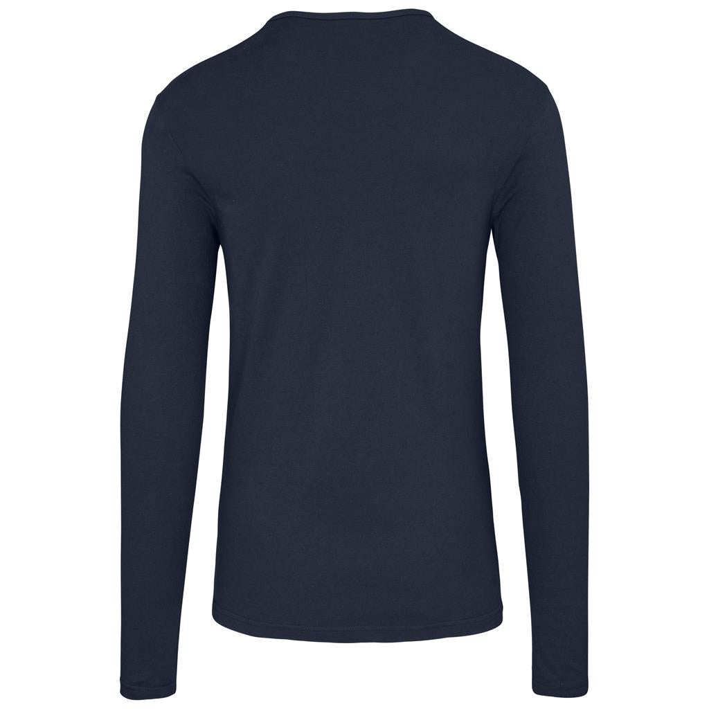 Mens Long Sleeve Portland T-Shirt - Navy