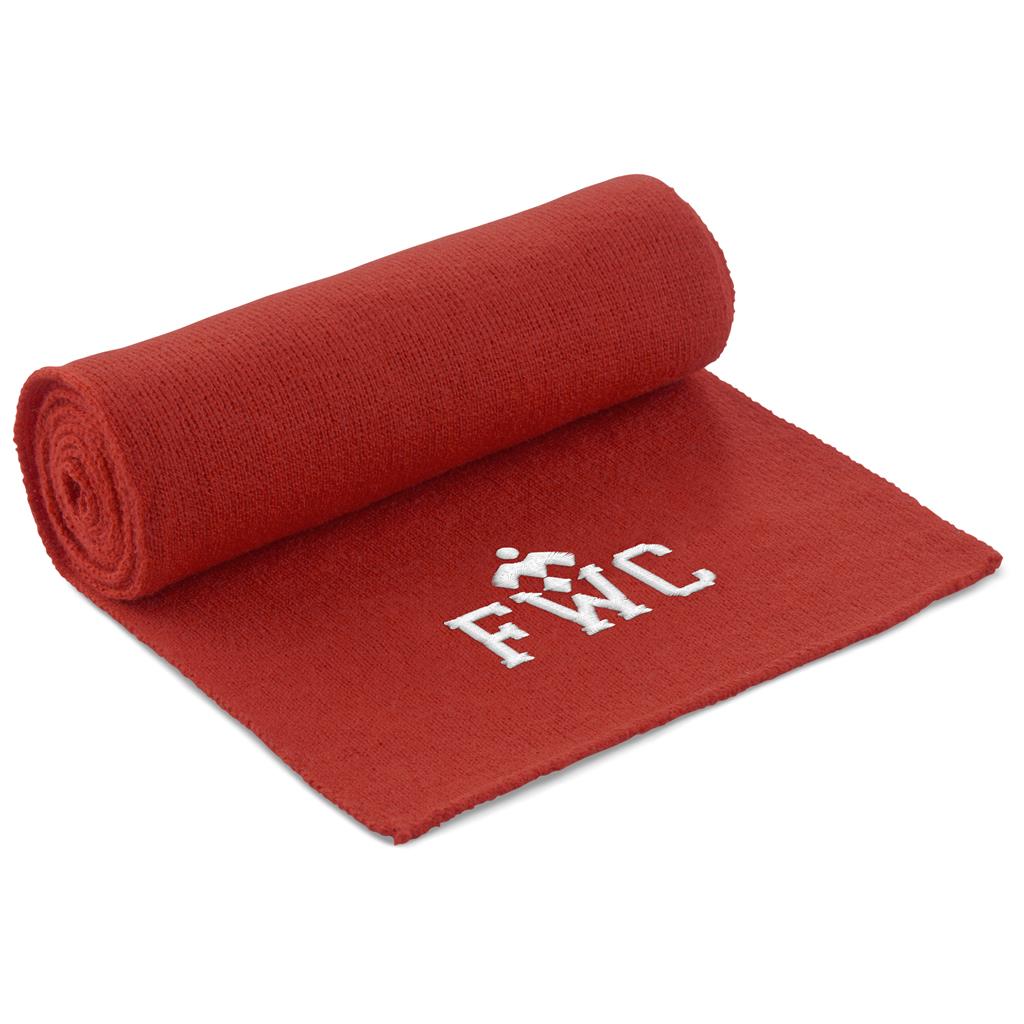 Team Acrylic Scarf - RED
