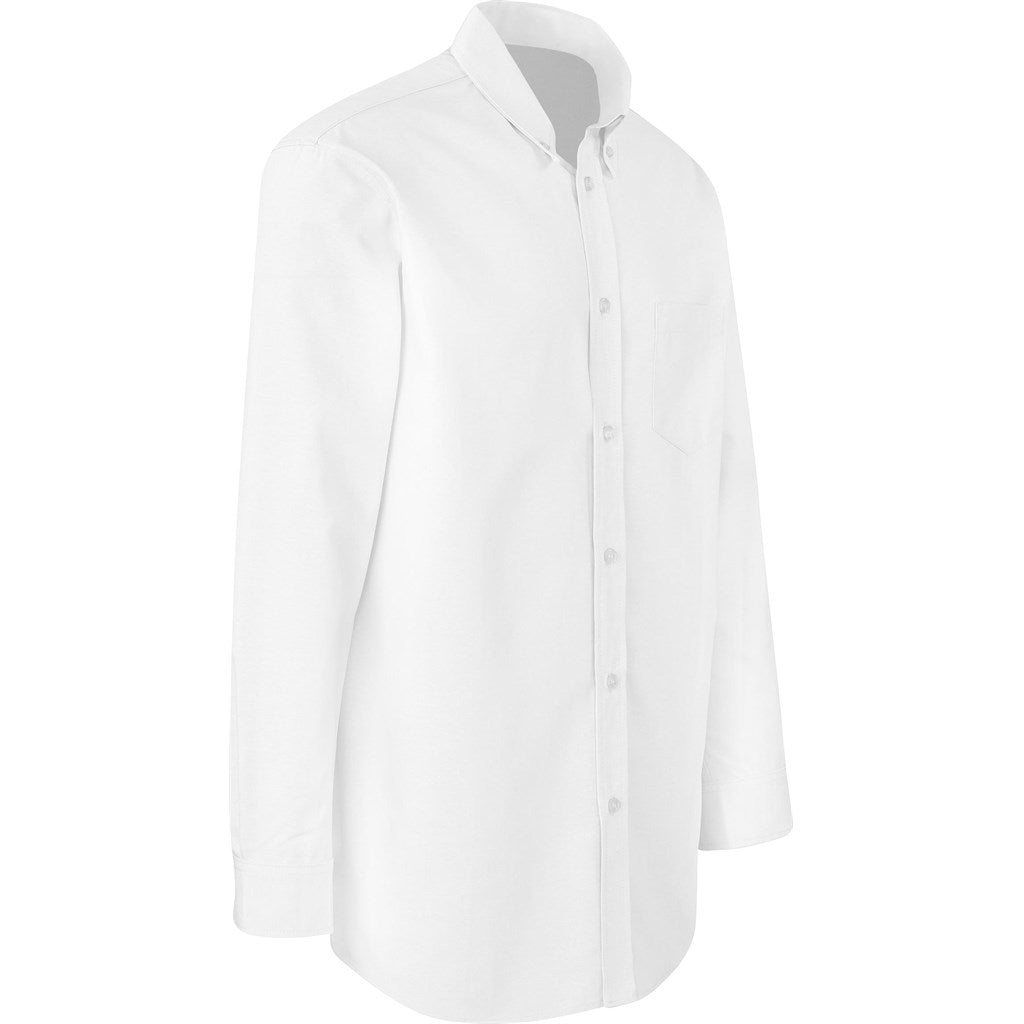 Mens Long Sleeve Aspen Shirt - White