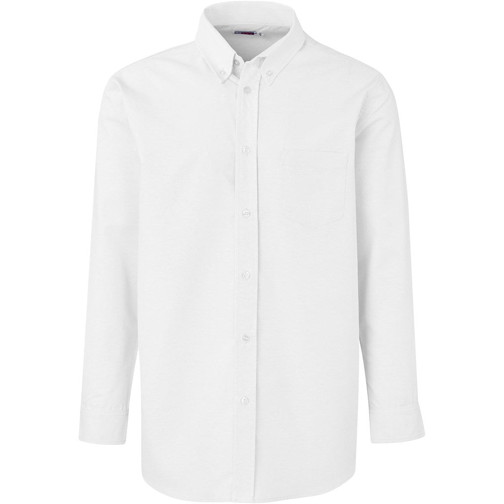 Mens Long Sleeve Aspen Shirt - WHITE