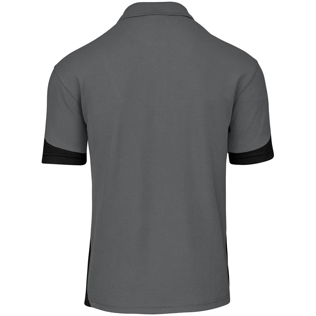 Mens Talon Golf Shirt - Grey