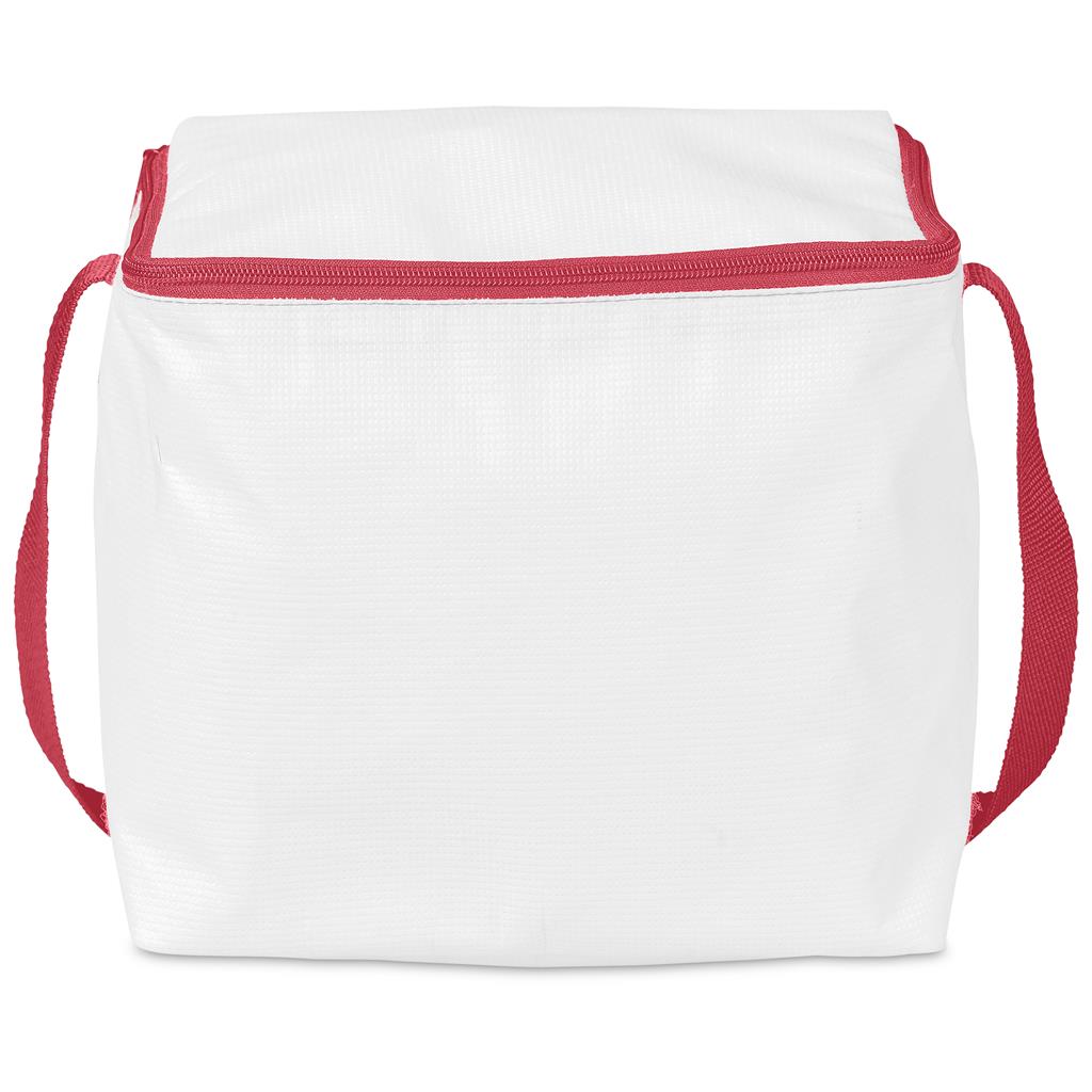 Hoppla Quebec Recycled PET Stitch-Bond 12-Can Cooler - RED
