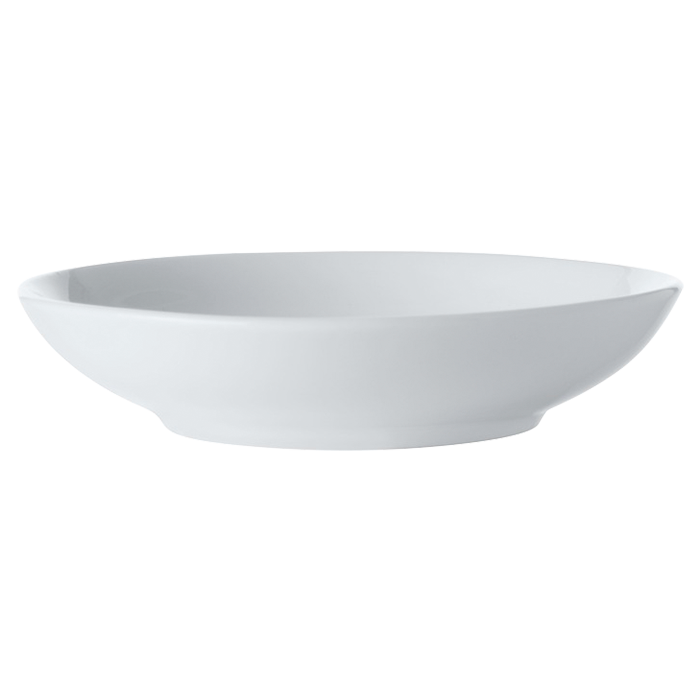 White Basics Round Sauce Dish - White