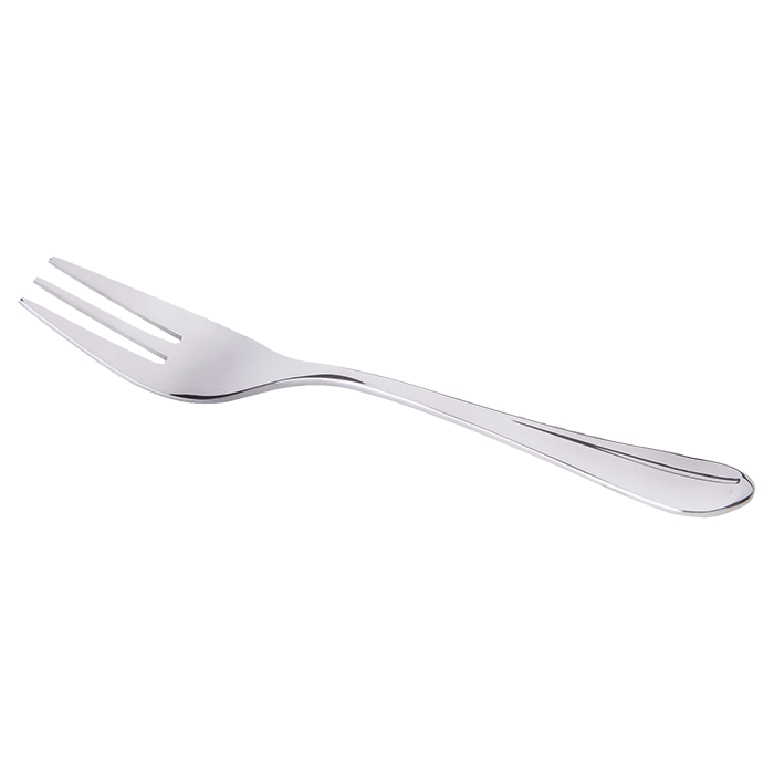 Baguette Cake Fork - Silver