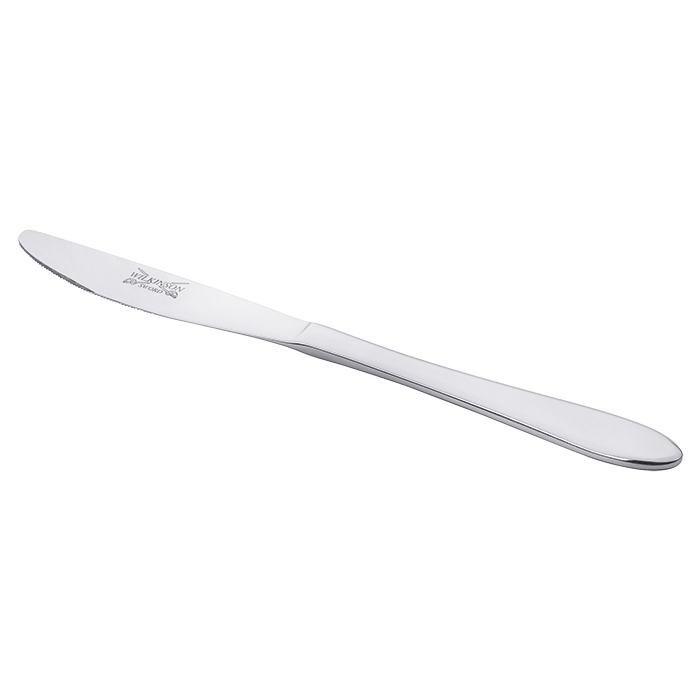 Teardrop Dessert Knife - Silver