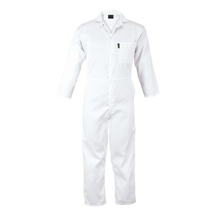 Budget Boiler Suit - White