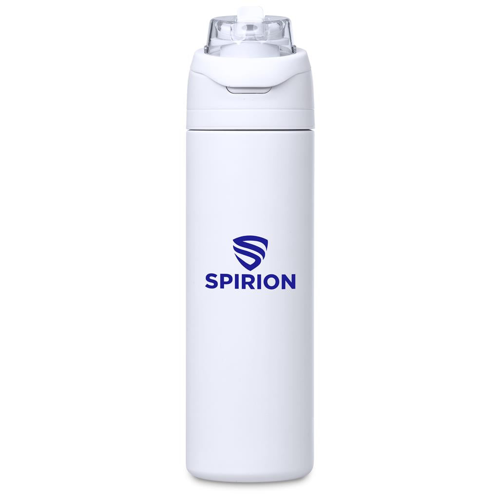 Slazenger Ranger Stainless Steel Vacuum Water Bottle - 700ml - SOLID WHITE