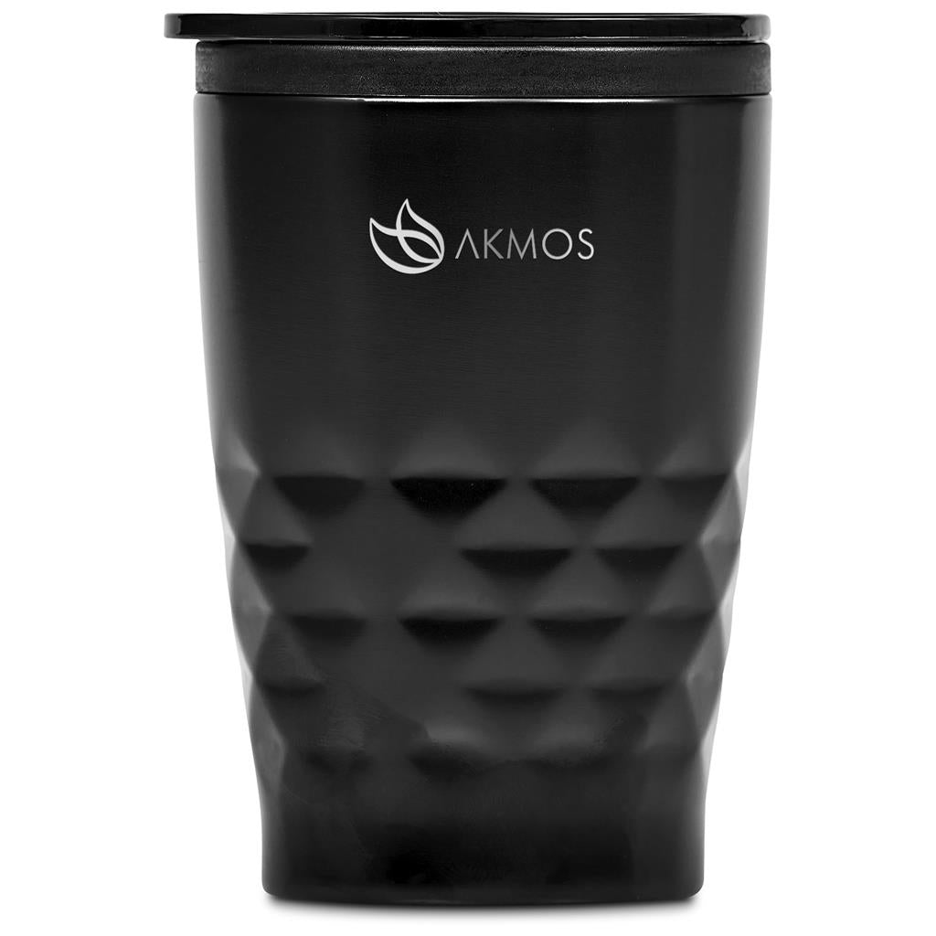 Vega Stainless Steel & Plastic Double-Wall Tumbler – 350ml - BLACK
