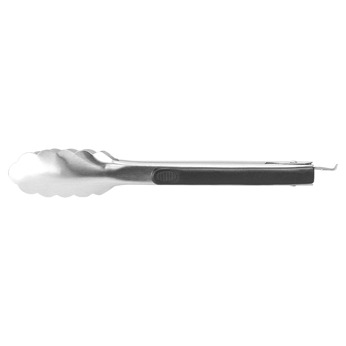 Serving Tong With Plastic Handle And Lock - Black