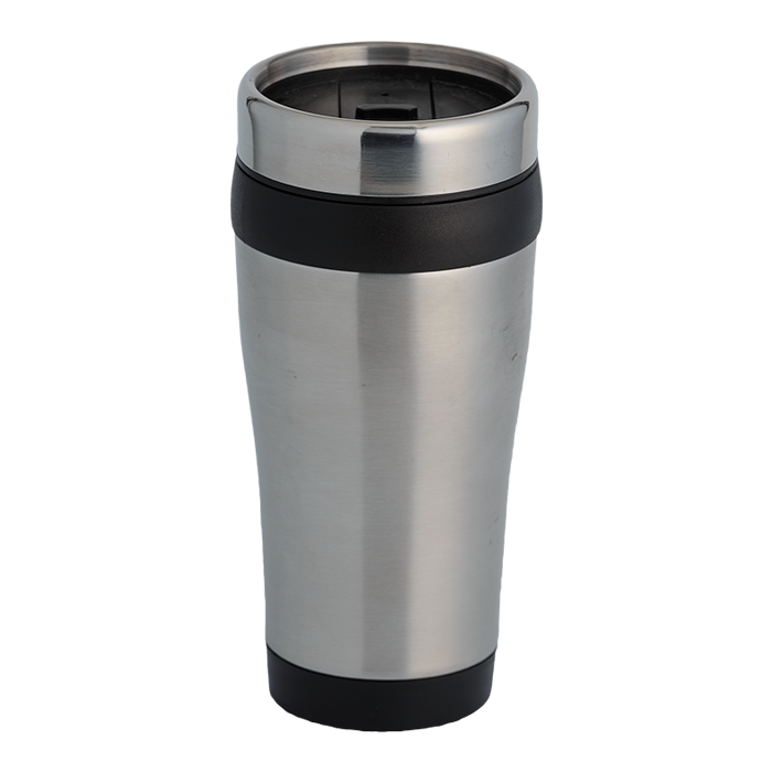 470ml Stainless Steel Travel Mug - Silver