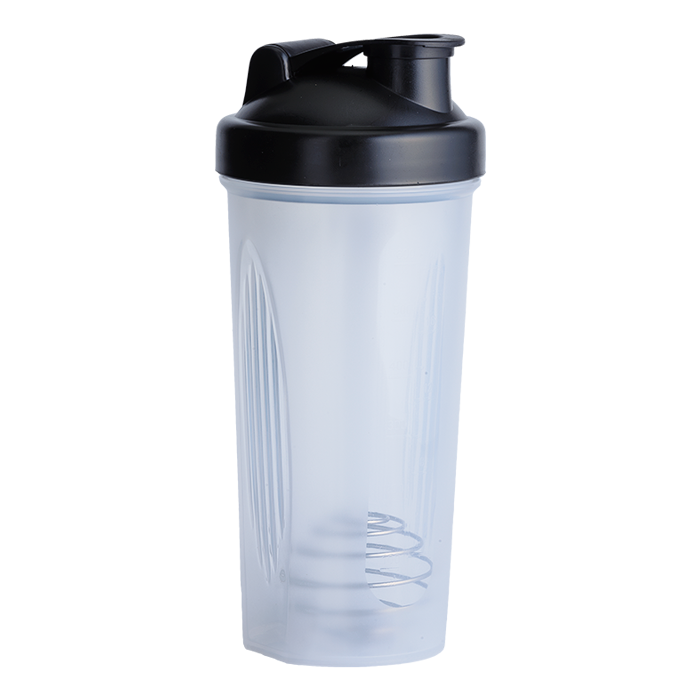 600ml Shaker with Stainless Steel Ball - Clear