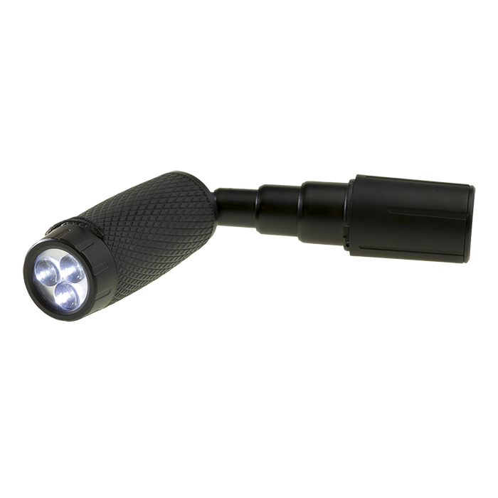 Wind Up 3 LED Torch - Black