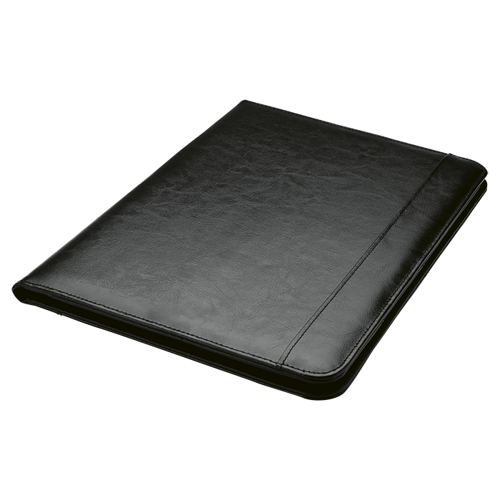 A4 Bonded Leather Folio 40 Pages - Black