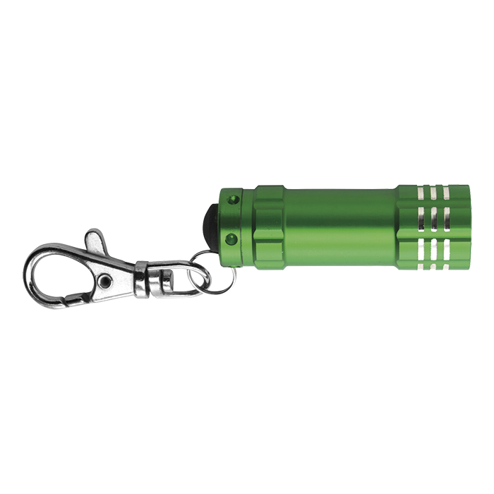 Metal Pocket Torch with LED Lights - Pale Green