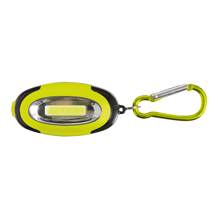 Carabiner Light with 6 COB LEDs - Light Green