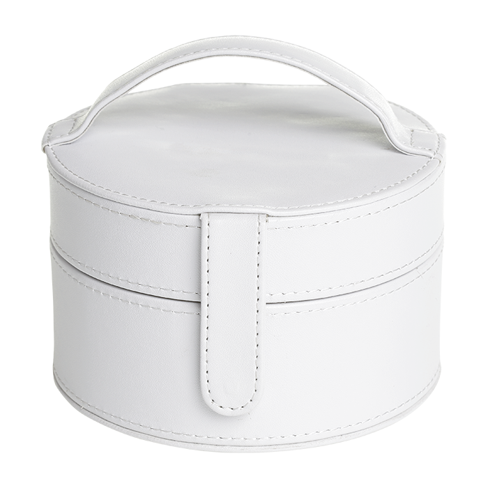 Two Compartment Jewellery Box Ladies - Off White