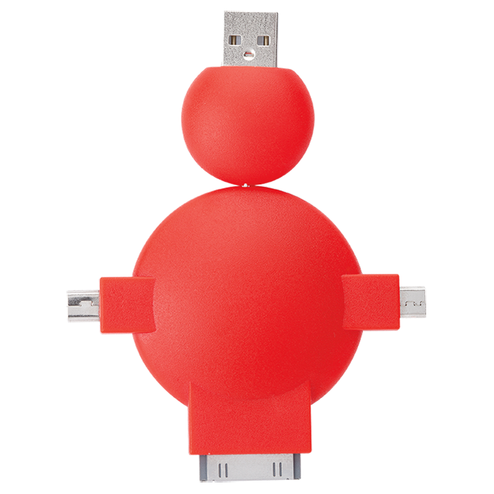 Universal Cell Phone Charger - Red